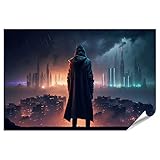 islandburner Prime Bild Poster Mann Schaut Futuristisch 