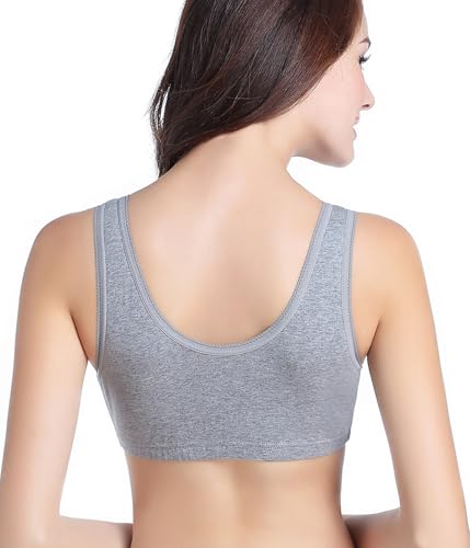 Image of CAKYE 3 Pack Maternity Nursing Sleep Bra Breastfeeding Cotton Bralette