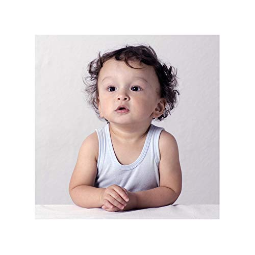 bambini Baby White Rib Knit Sleeveless Tank Top Shirt2