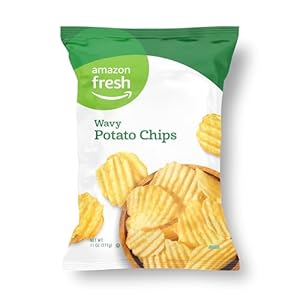 Amazon Fresh, Wavy Potato Chips, 11...
