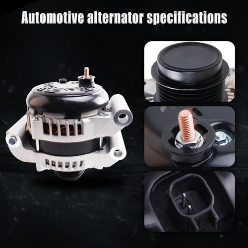 Alternator Compatible with 2012-2014 Chrysler 300, 2011-2016 Challenger Charger Durango, 2012-2016 Grand Cherokee, Alternator replacement for 11576, 421000-703, 421000-7030, 421000-7031