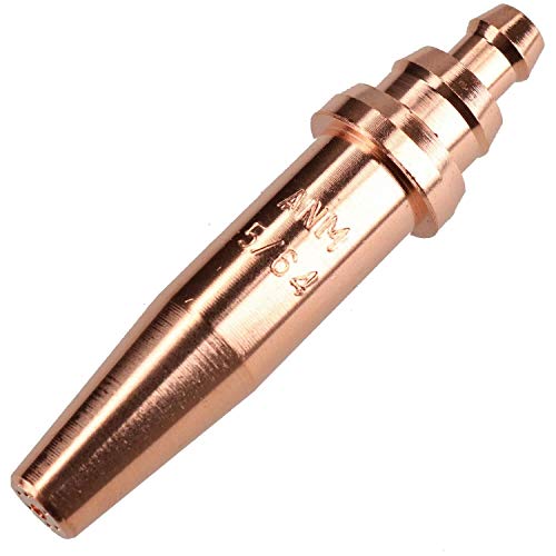 Image of ANM Oxy Acetylene Gas Cutting Nozzle Tip Standard length 5 /64 inch 70-100mm 2pk