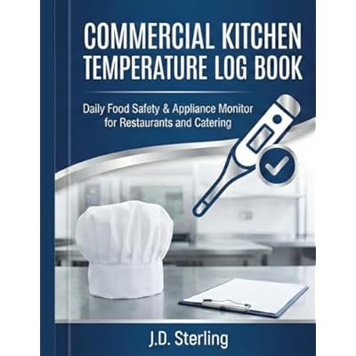 Commercial Kitchen Temperature Log Book
