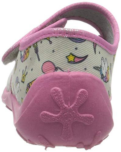 Fischer Boogy, Ciabatte, Grigio/Rosa, 30 EU