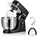 ZEEGMA Planeet MIX Pétrisseur 1800 W Robot multifonction avec bol 5L avec poignée et couvercle, 8 vitesses, avec panneau tactile 3 pièces (Black)