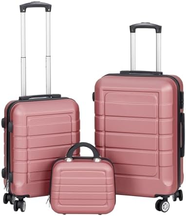 Juego o Set de 3 Maletas de Viaje - 4 ruedas dobles giratorias - ...