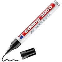 edding 3000 marcador permanente - negro - 1 rotulador - punta