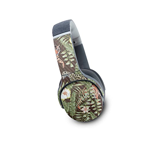 Image of MightySkins Carbon Fiber Skin Compatible with Skullcandy Crusher Evo Wireless - Tiger Jungle | Protective, Durable Textured Carbon Fiber Finish | Easy to Apply | Made in The USA