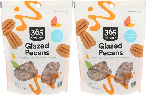 Image of 365 by Whole Foods Market, Glazed Pecans, 8 Ounce (Pack of 2)