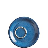 KAHLA 1T3516A93021W Homestyle Untertasse 16 cm atlantic blue orientalisches Geschirr aus Porzellan mit Steingut- und Keramiklook flache Kombiuntertasse für Kaffeetassen und Kaffeebecher rund blau
