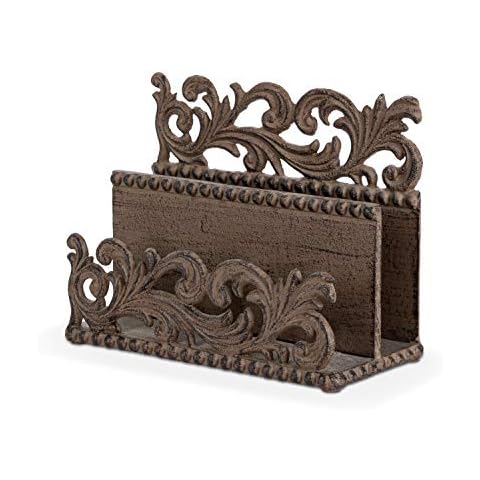 Metal Acanthus Letter Holder Cover