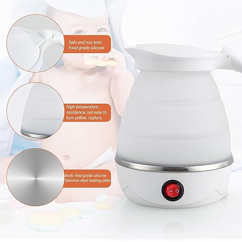 Hervidor eléctrico plegable portátil blanco Pomya miniatura 2
