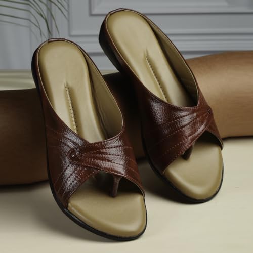 Image of AROOM Leather Comfortable & Stylish Sandals For Women & Girls