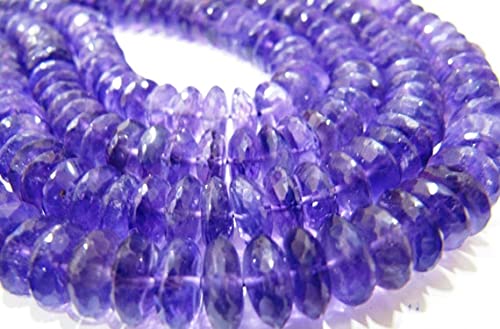 Améthyste German Cut Facettée en Rondelles pour Bijoux Haut de Gamme