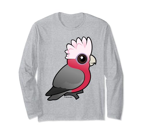 Cute Cartoon Galah Birdorable Rose-breasted Cockatoo Bird Long Sleeve T-Shirt
