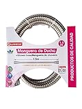 UNIVERSAL: Este flexo metálico es apto para todo tipo de duchas y bañeras, tanto en uso personal como profesional. Fácil colocación, instrucciones de montaje, en el lateral de la caja.