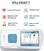 EMAY Portable ECG Monitor (for iPhone & Android, Mac & Windows) | Wireless EKG Monitoring Devices with Heart Rate & Rhythm Tracking
