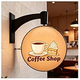 Doppelseitiges drehbares LED-Schild, wasserdicht, automatisch, hängend, anpassbare Werbetafel für Geschäftsstätten