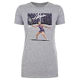 500 LEVEL Aryna Sabalenka Tennis Shirt for Women (Heather Gray, Medium)