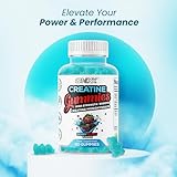 Creatine Monohydrate Gummies 5000mg High Strength Muscle Growth & Recovery Supplements for Men & Women Creatine Monohydrate, 60 gummys Vegan Gym Pre Workout, Berry Blast Flavour (60 Gummies) - Image 2
