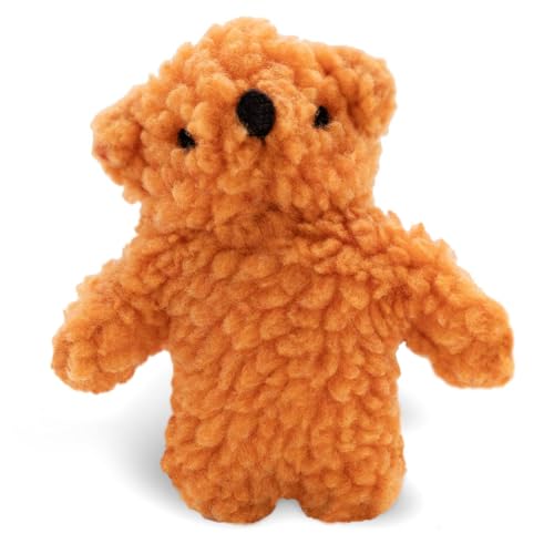 Jeffers Pet Animal Themed Plush Squeaker Dog Toy, 12" - Fuzzy Blue Bear