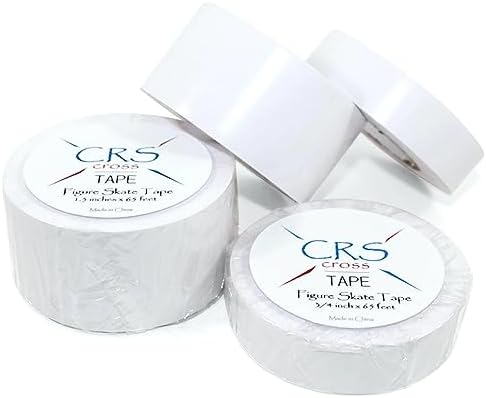 CRS Cross Figure Skate Tape.3/4” White Ice Skate Leather Boot Protection