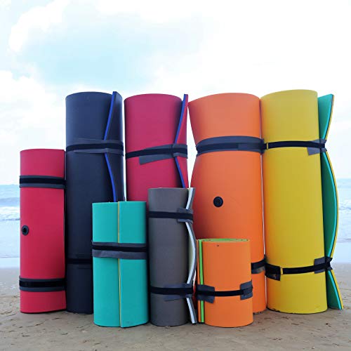 Tapete Flutuante Gigante - 5,5M x 1,85M verde/preto /laranja