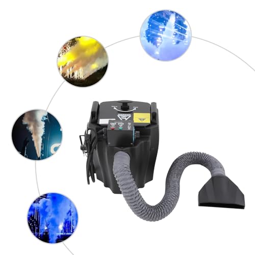 Máquina de humo profesional para hielo seco de 3500 W, máquina de humo de alta potencia 110 V para espectáculos en vivo, conciertos, Halloween y eventos de DJ, efecto de humo denso y bajo miniatura 5