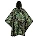 Produktbild KOVA Poncho Regenponcho Regenmantel Regenjacke Wasserdicht Unisex Camouflage Zelt Campingdecke Plane Unterlegplane 3 in 1 Multifunktionaler Regencape für Picknick Trekking Camping Angeln Jagd Ausflug