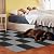 10Pcs Carpet Tiles Peel and Stick 12”x 12” Non-Slip Self Adhesive Squares Carpet Floor Tile Reusable Waterproof Carpet for Living Room Bedroom