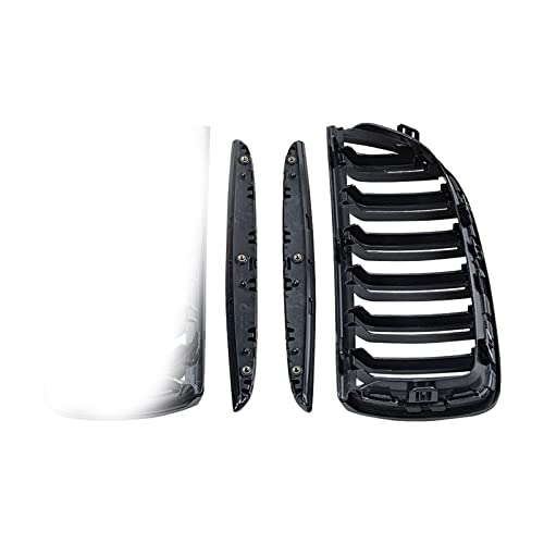Parrilla frontal en negro brillo y M Color para BMW Serie 3 E90 E91 con diseño Double Line 2