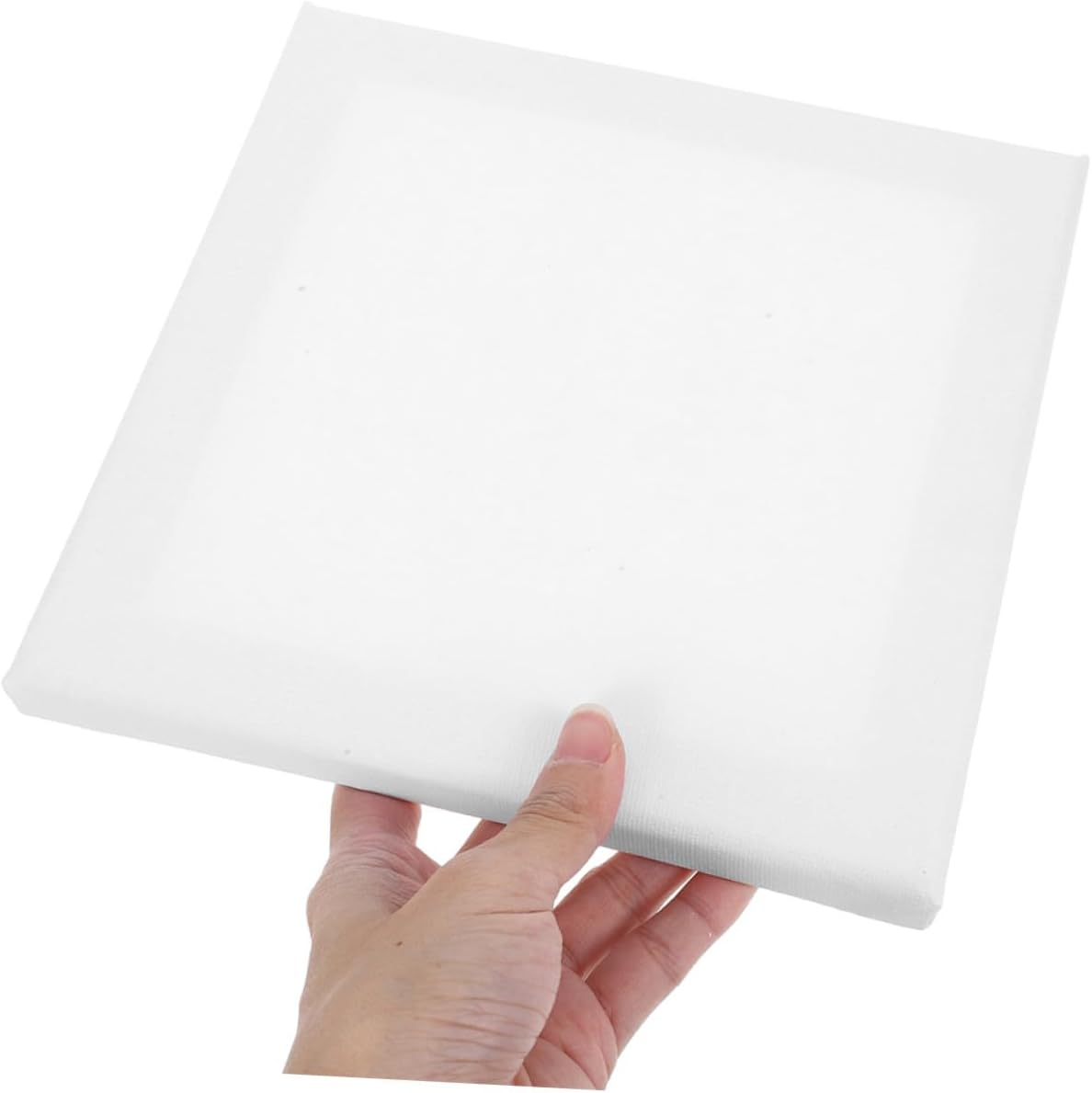 LIFKOME 36 Pcs Square Cotton Canvas Panels Painting Canvas Boards and Adults White Blank Paint Boards DIY Oil Painting Supplies for Art Studio and Classroom Use
