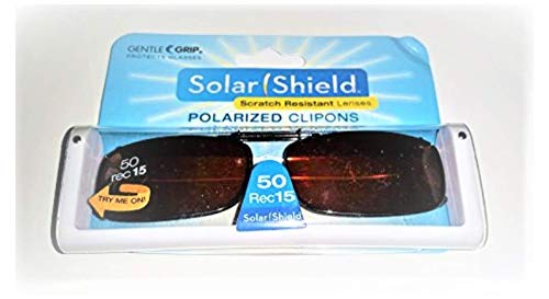 Solar Shield 50 rec 15 Full Frame Polarized Driving Lens Clip On Sunglasses by Solar Shield2