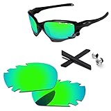 PapaViva Lentes de repuesto y kits de goma para Oakley Jawbone/Racing Jacket ventilada, Verde azulado, Jawbone/Racing Jacket Vented