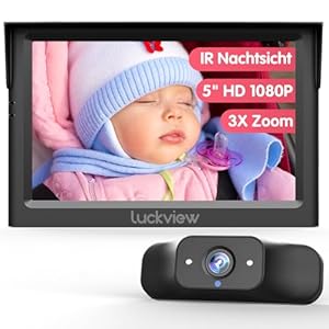 Luckview Baby Rücksitzspiegel mit Kamera