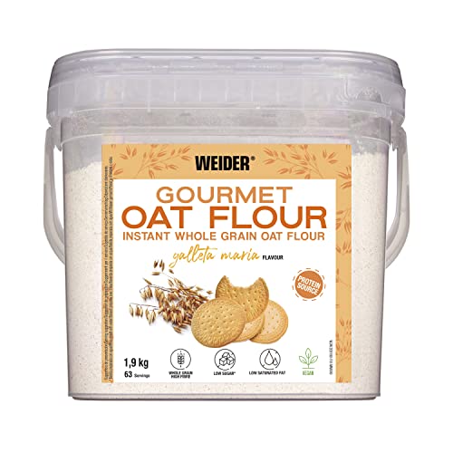 Weider Gourmet Oat Flour (1.9 kg) Maria Cookie Flavor Wholegrain Oats