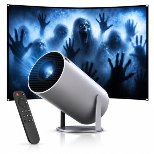Spook Cast Projector Kit with Screen, WiFi USB Halloween Display