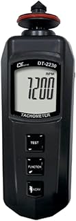 Lutron DT-2230 Motor Speed Measuring Meter Pocket Photo/Contact Tachometer for Pumps, Compressors, Automobiles, Hydraulics