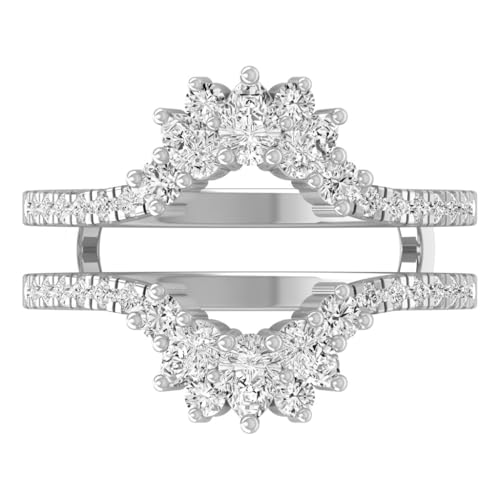 3/4 Carat Lab Grown Diamond Enhancer Wedding Band Ring | 10K, 14K in White, Yellow Gold or Sterling Silver Anniversary Wedding Band Ring | D-F Color and VS1 clarity2