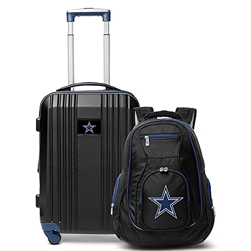 Dallas Cowboys 2-Piece Luggage Set, Includes 21-inch Two-Tone Hardcase Spinner and 19