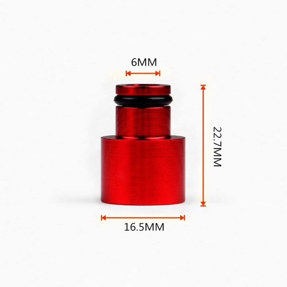 Lot de 4 adaptateurs d'injecteurs de carburant pour injecteurs de carburant pour B16 B18 D16Z D16Y Noir