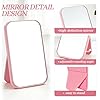Super Ubelle 10 Pcs Spa Party Mirrors Sleepover Party Supplies for Girls Slumber Parties Supplies Pink Makeup Mirror Bulk for Sleepover Slumber Birthday Favors Gift (Pink) #2