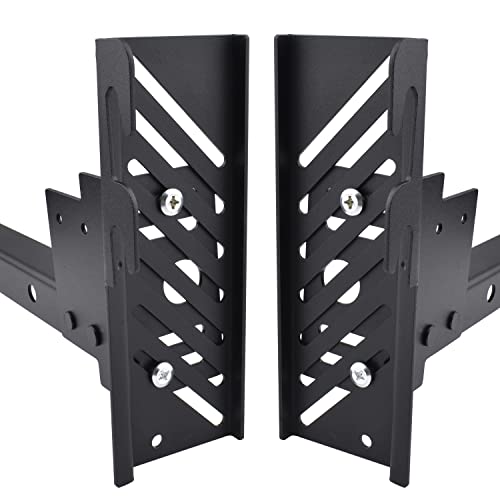2Pcs Hook On Bed Frame Brackets Adapter For Headboard Or Footboard, Upgraded #711 Bolt-On To Hook-On Conversion Bracket With Hardware, Hook On Bed Rails Brackets #TOP2