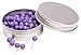 Tupalizy 100PCS 1/4 Inch Small Round Head Map Tacks Pins for Home Office Bulletin Cork Board Use and DIY Craft Project (Purple)