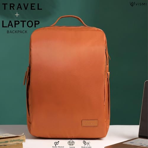 Image of VISMIINTREND Travel Backpack for Women & Men |Trendy |Stylish |Fits 17 Inch| Laptop Bag| College /Office /Travel /Tuition| Casual Backpack| Birthday Gift for Wife Sister| Corporate | Diwali Gifts