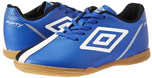 Tênis Umbro Fifty Iv Jr, Criança-Unissex, Azul/Preto/Branco, 29
