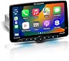BOSS Audio Systems Elite BE10ACP.WX Radio de auto de 1 DIN con pantalla táctil de 10.1 pulgadas, Apple CarPlay y Android Auto inalámbricos, listo para Sirius XM, Bluetooth 2