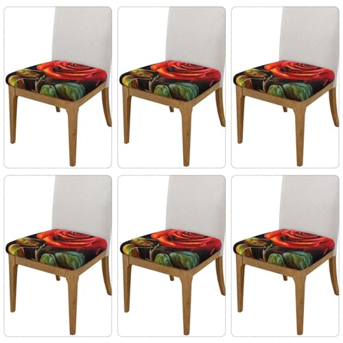 Housse de tabouret de bar rouge lavable pour protéger des taches de café - 3