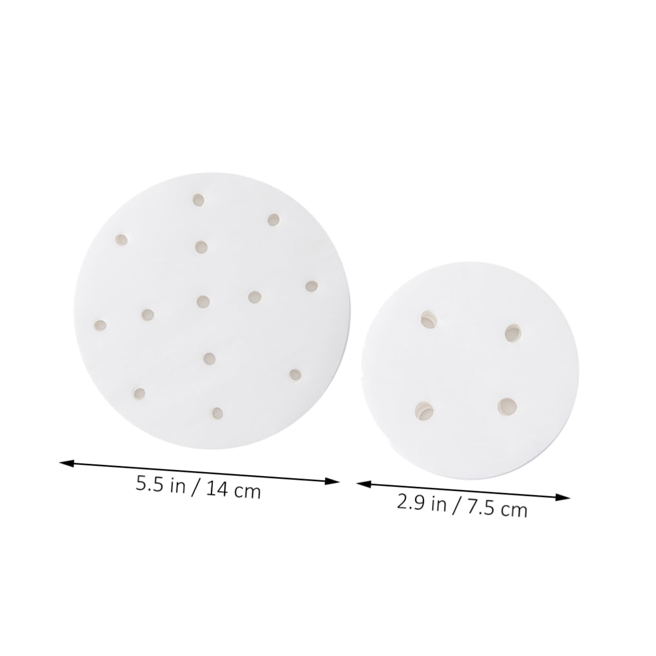 GRIRIW Steamer Paper Baking Paper 200 Sheets Steamer Liner Non-stick for Bread Buns Dumplings Easy Clean