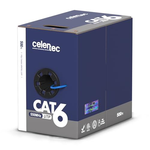Câble Ethernet en vrac Cat6 UTP pour le déploiement de réseaux informatiques dans les plafonds